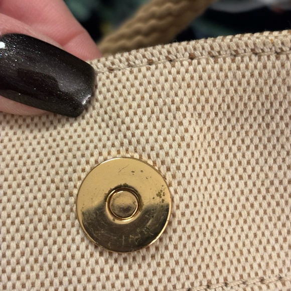 Michael Kors Tan Tote with Gold Accents - Picture 8 of 15